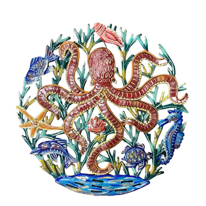 Beyond Borders - Wholesale Wall Accent - Painted Small Mystery of the Sea