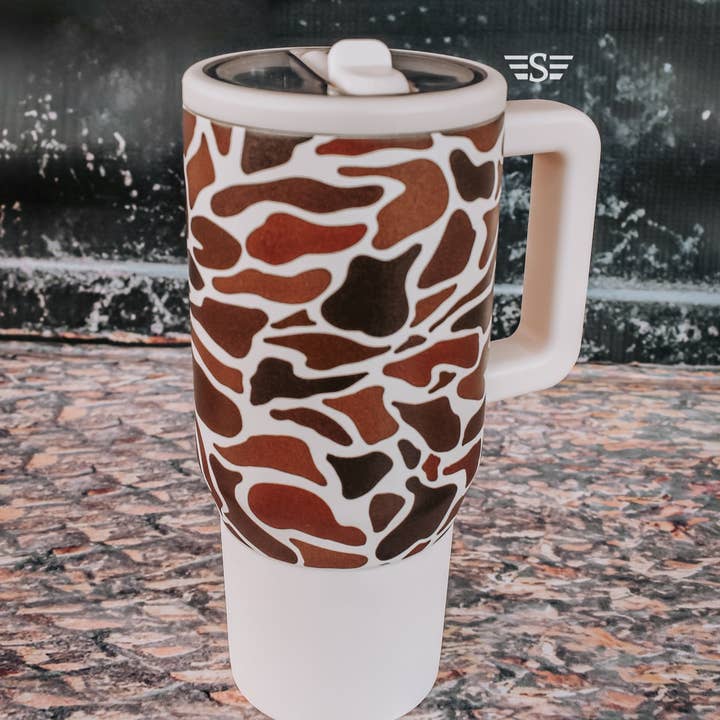 Flying S Company - Wholesale Insulated Mug/Tumbler - Duck Camo Flip Lid Tumbler1