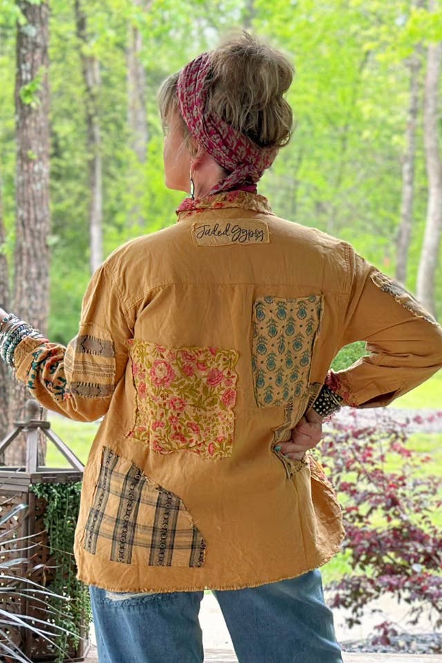 Jaded Gypsy - Wholesale Button Down Shirt - Women's - Evening Stroll Top