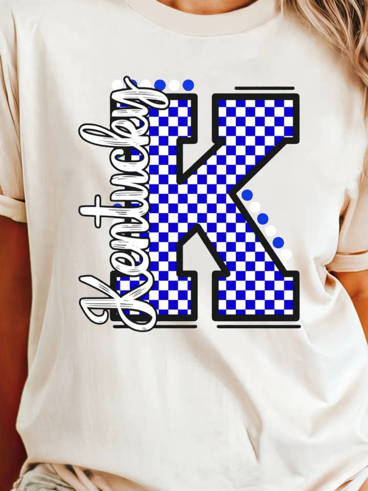 Kiki's Boutique - Wholesale Graphic Sweatshirt - Women's - UK Kentucky Retro Checkered Tee or Sweatshirt 3