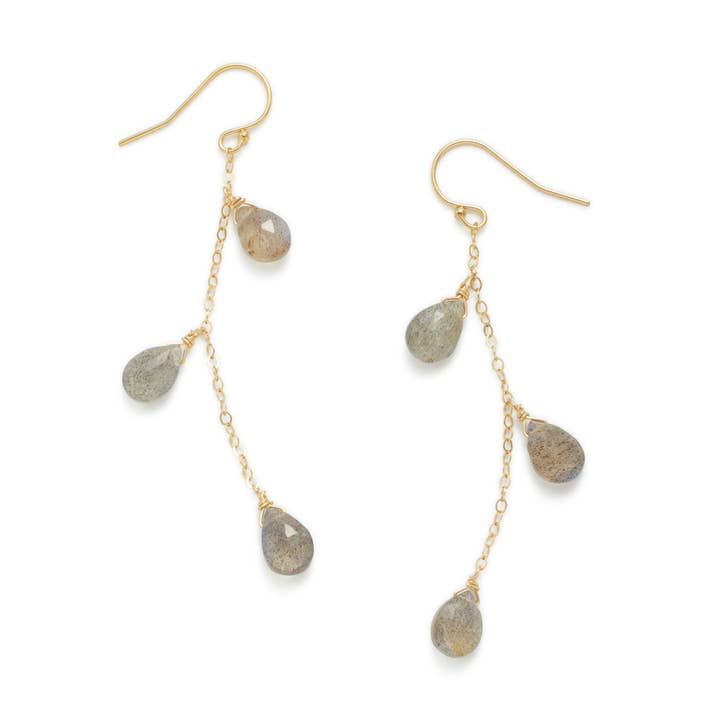 Josephine 14-Karat Gold-Filled Dangle Earrings for wholesale by Laura Elizabeth