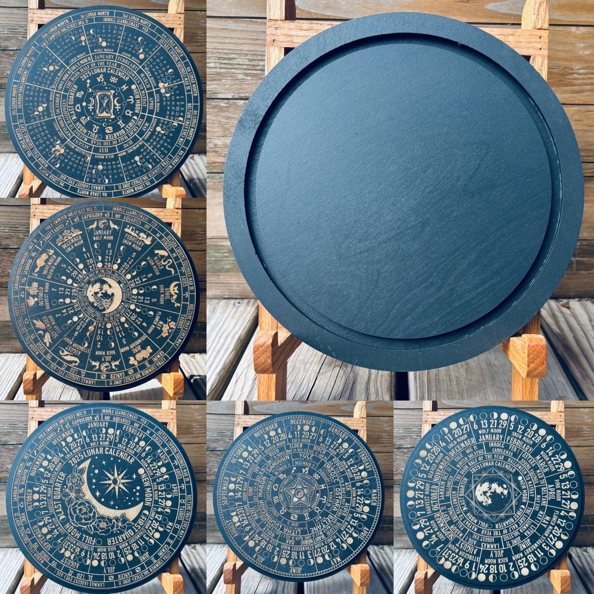 Kraftmir - Wholesale Calendar - Lunar Calendar 2025 Functional Moon Phase Altar Calendar 10