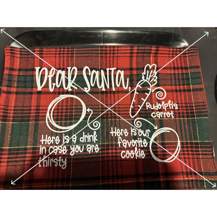 Dear Sant Food Mat for wholesale by Haverty Kreations