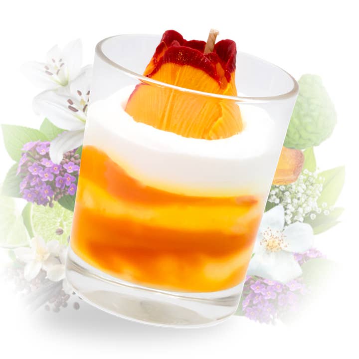 Bougie gourmande tulipe - fête des mères pour la vente par Les Fées Mères