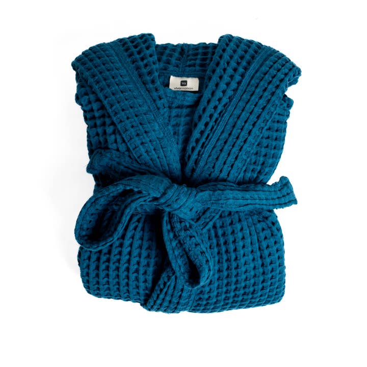Vivamaison – Engroshandel Morgenkåbe - Unisex – Premium Vaflet Bomuld Badekåbe, Unisex Spa Komfort172
