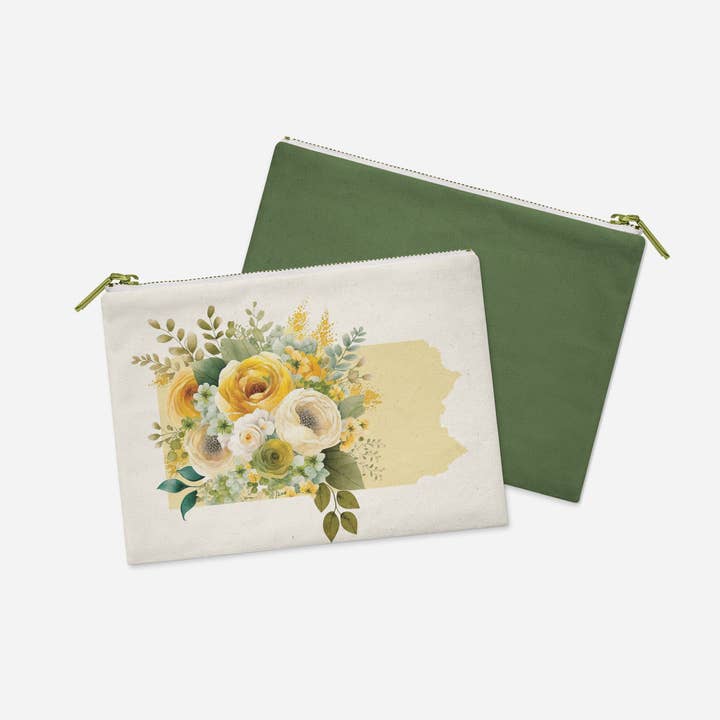 Pennsylvania Spring pouch | Four Seasons Series for wholesale by Paperfinch Design
