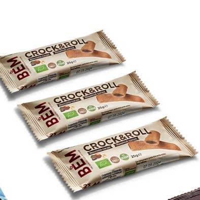 BEM Snacks - Wholesale Snack Bar - Hazelnut Crock 'n' Roll Healthy Snack 100% Made Italy3