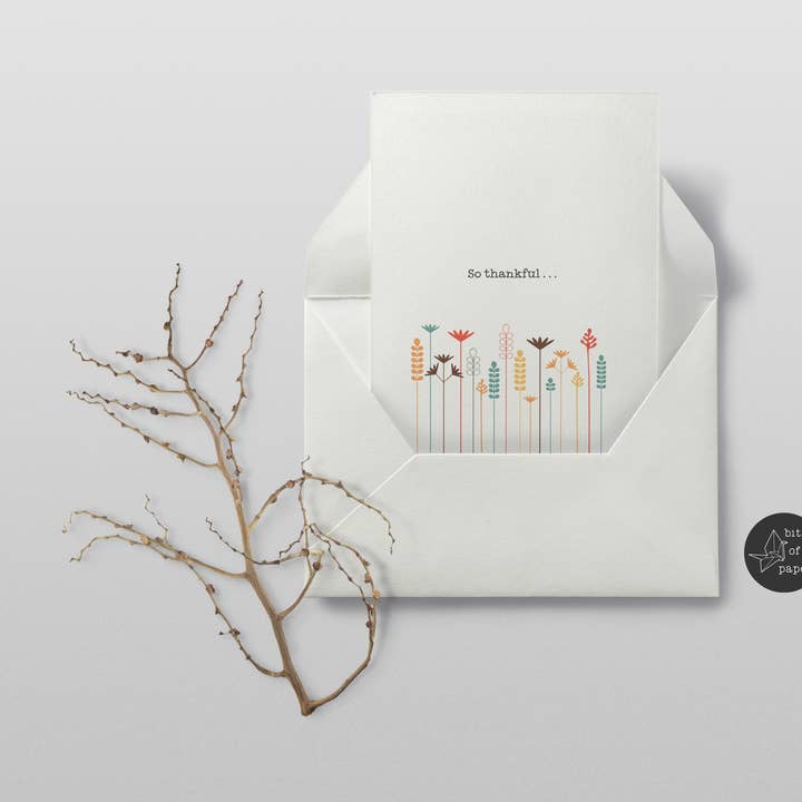Feuilles d'automne modernes/minimales pour la vente par Bits of paper design co
