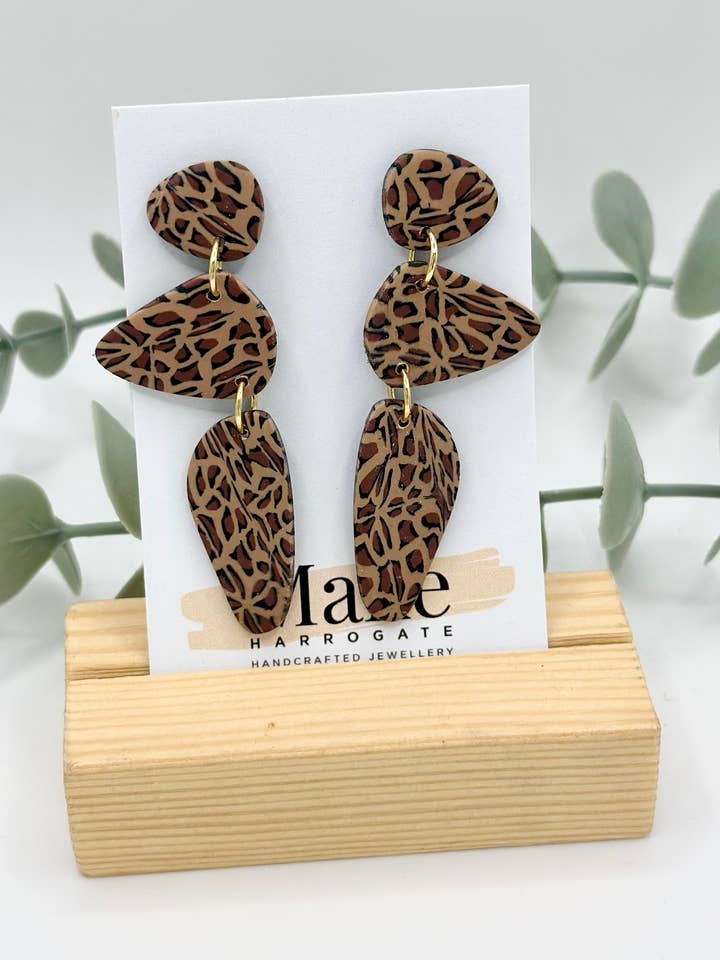 Tan Leopard - The Pebble for wholesale by Make Harrogate