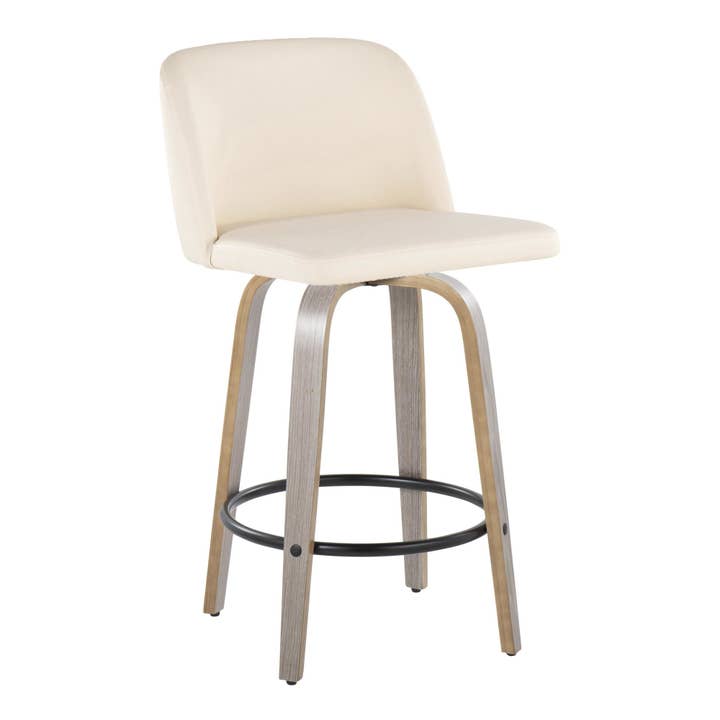 LumiSource and Grandview Gallery - Wholesale Stool - Toriano 26" Fixed Height Counter Stool Q - Set of 27
