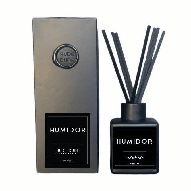 HUMIDOR - Luxury Diffuser 100ml-3.4 fl oz for wholesale by Rude Dude Fragrances by Cali Cosmetics, Inc.