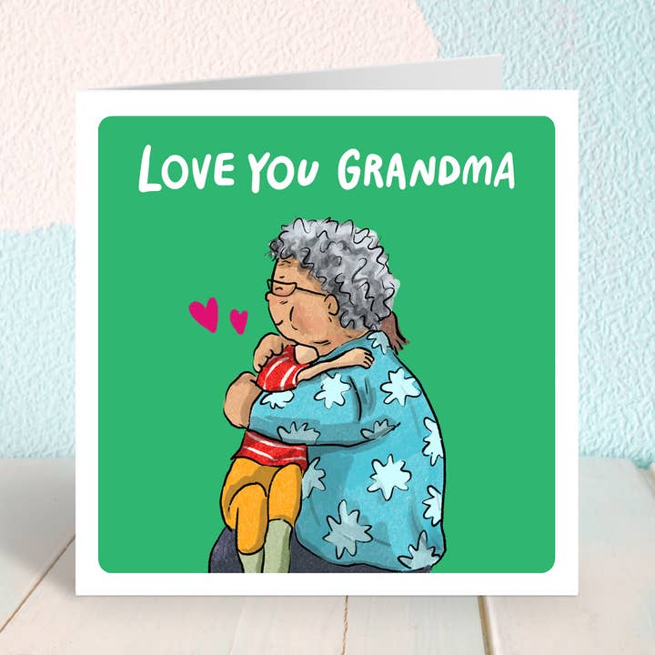 Cartão Love Vi Avó Saudações por atacado de Cake and Crayons