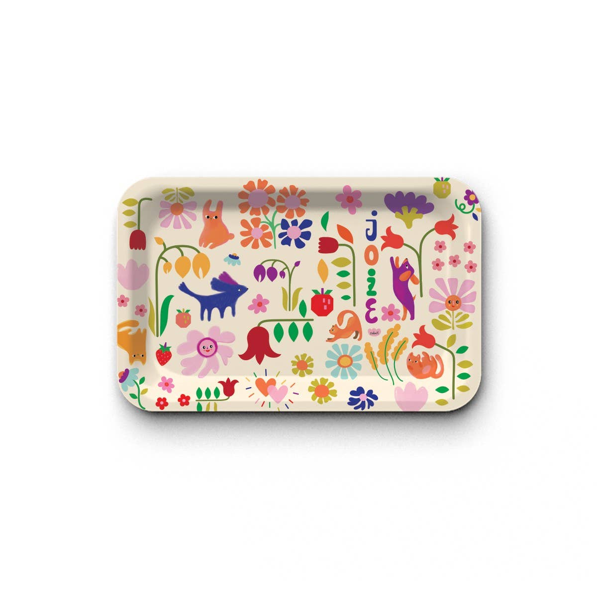 Maison Royal Garden - Wholesale Decorative Tray - Kraft rectangular tray (28x18 cm) - Enjoy0