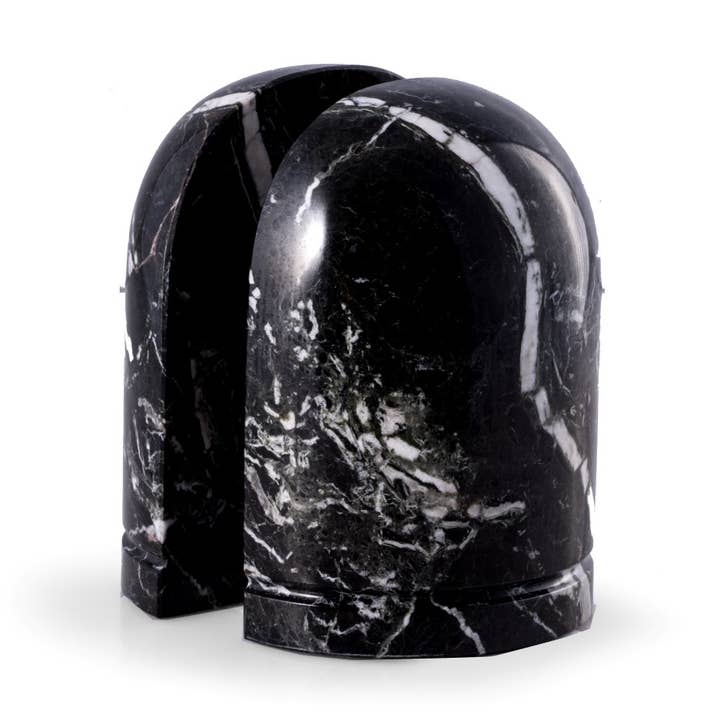 Sujetalibros Zebra Marble Dome para venta al por mayor de BeyBerk International