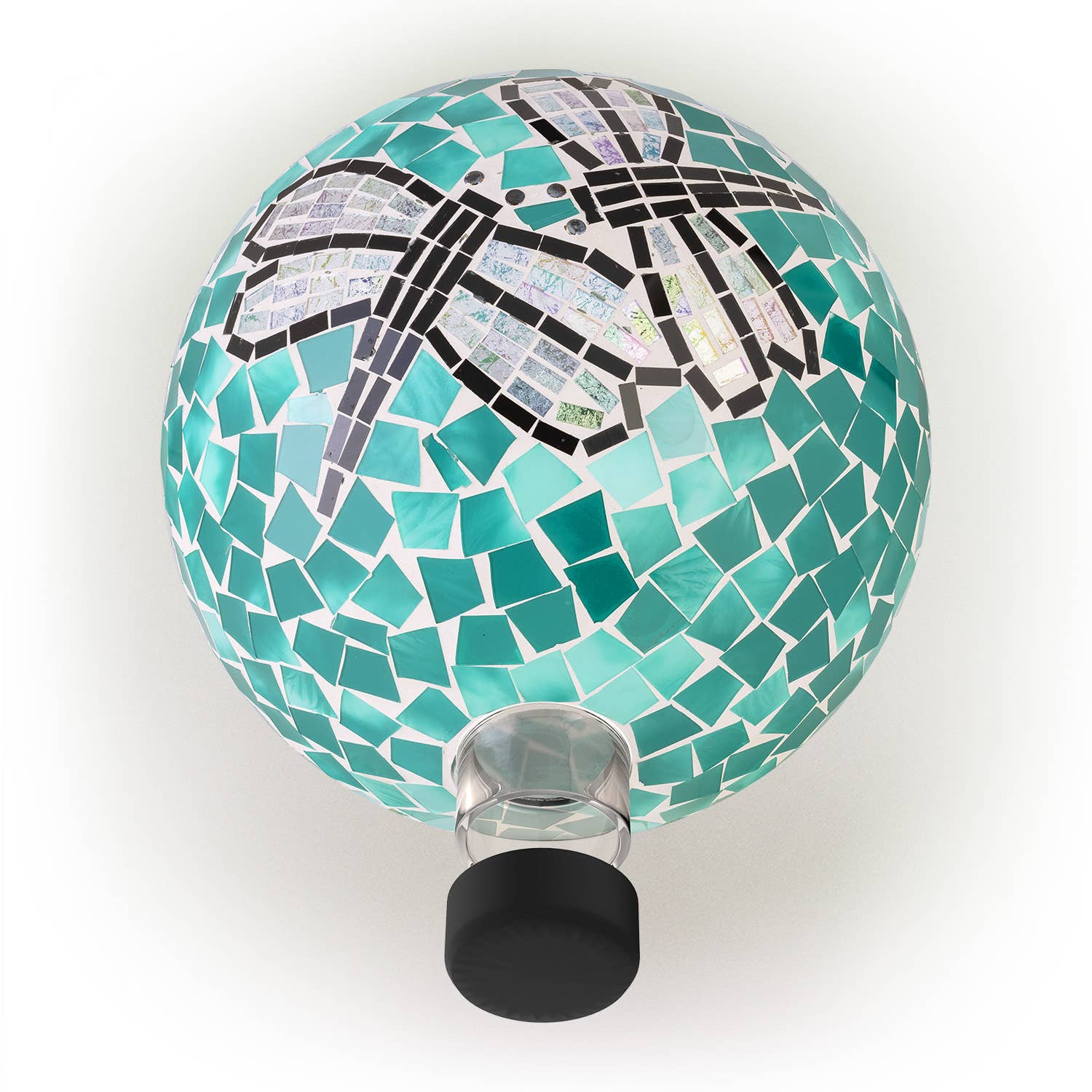 Alpine Corporation - Wholesale Outdoor Ornament/Decor - Alpine Corporation 10" Mosaic Dragonfly Duo Gazing Globe8