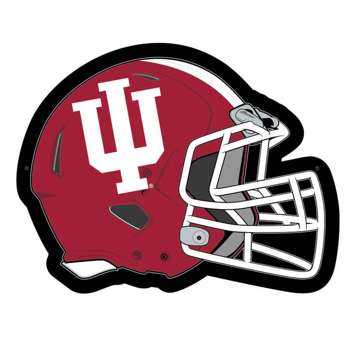 LED Wall Decor, College Football Helmet, Indiana University for wholesale by Evergreen Enterprises