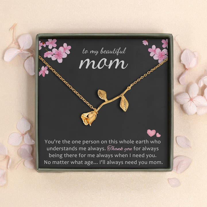 To my Beautiful Mom Rose Bracelet- Mother's Day Gift for Mom for wholesale by Anavia