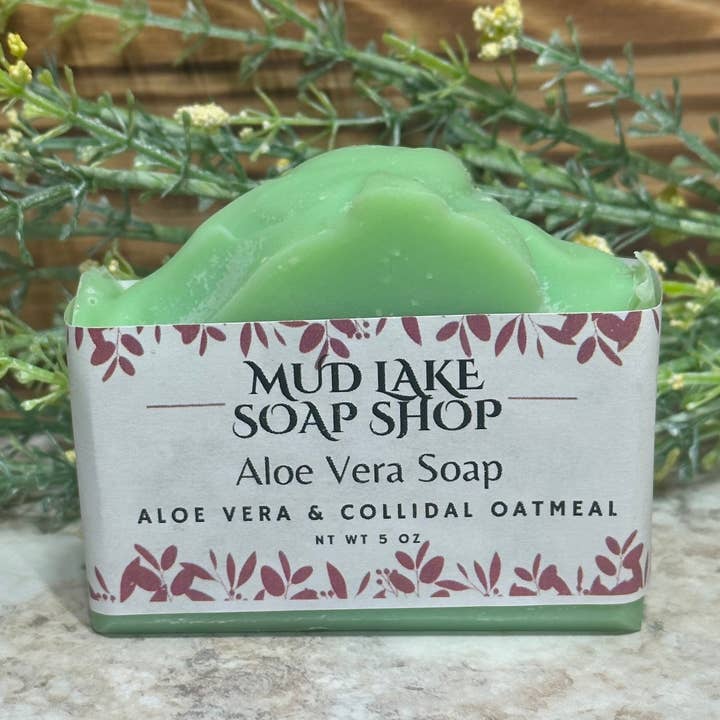 Aloe Vera Soap for wholesale by Mud Lake Soap Shop