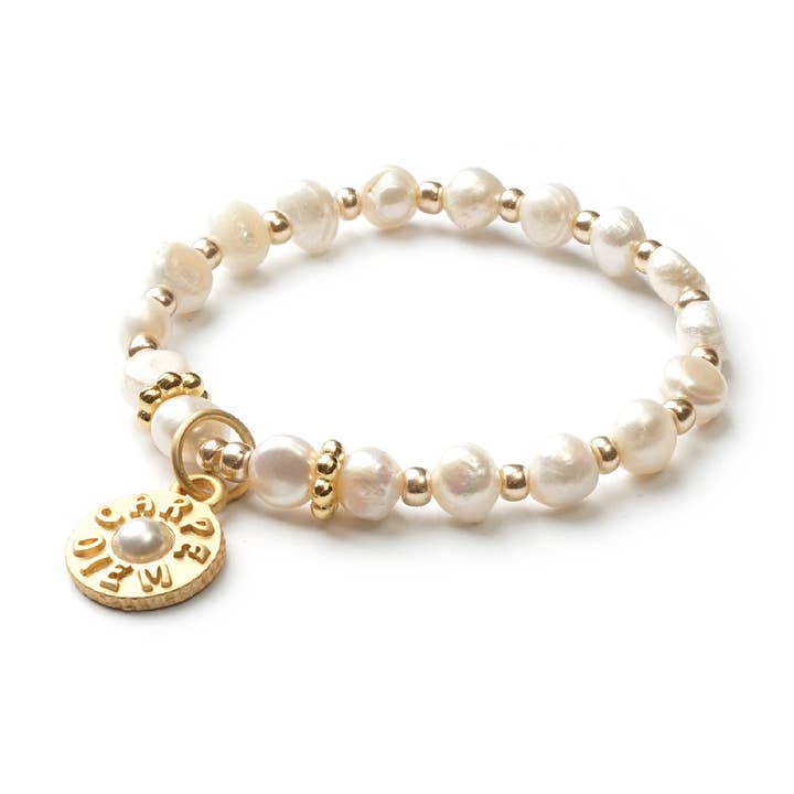 Pearl Bracelet Fiji GoldShiny for wholesale by SchauTime
