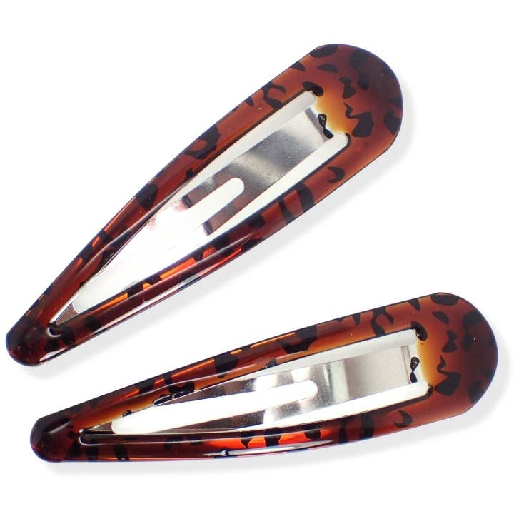 Topkids Accessories – wholesale Hair clip – Women’s – 9cm / 3.5" Large Hair Snap Clips Big Snap Clips Women Girls Kids Sectioning Slide Grip Fringe Styling Fine Hair Thick Hair Bendies Sleepies Epoxy4