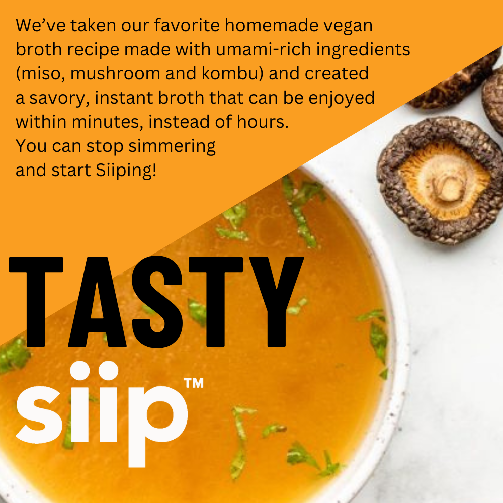 Siip - Wholesale Broth - Vegan Mushroom Broth- Shiitake, Lion's Mane + Chaga- 4 Pack1