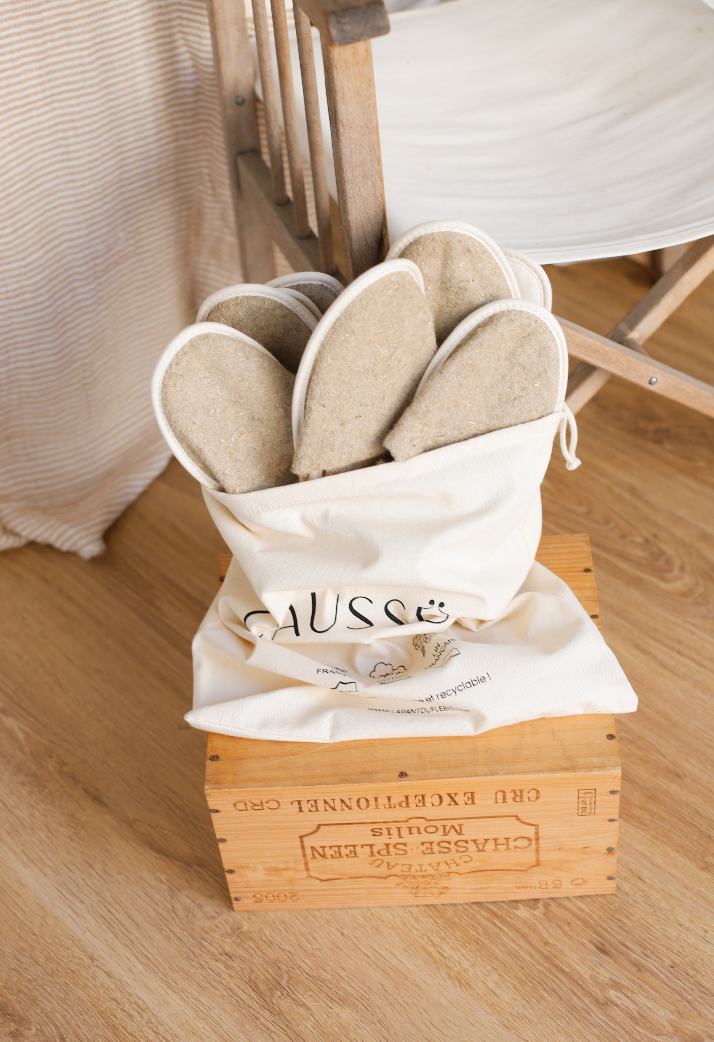 Caussün - Wholesale Slippers - Unisex - Slippers - The Guest Pack in Linen2