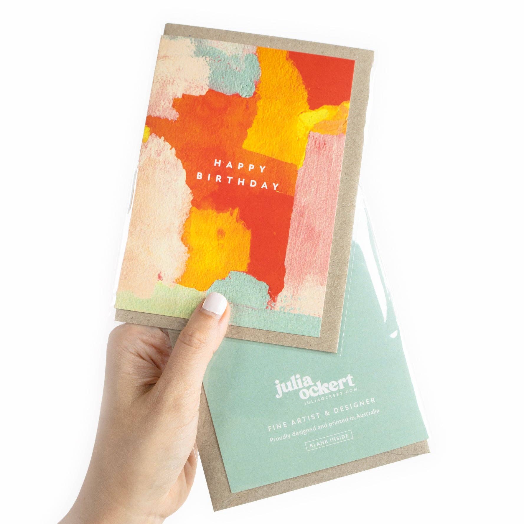 Julia Ockert - Wholesale Birthday Card - Happy Birthday V2 Abstract Greeting Card0