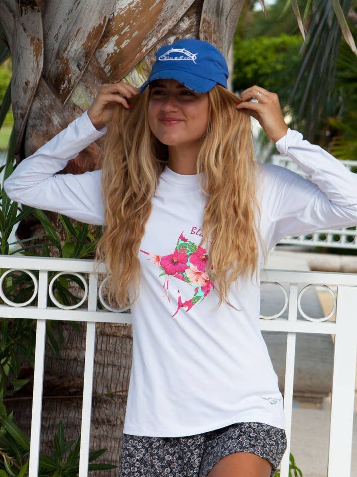 Solar Top met bloemenprint voor dames voor wholesale door Bluefin USA