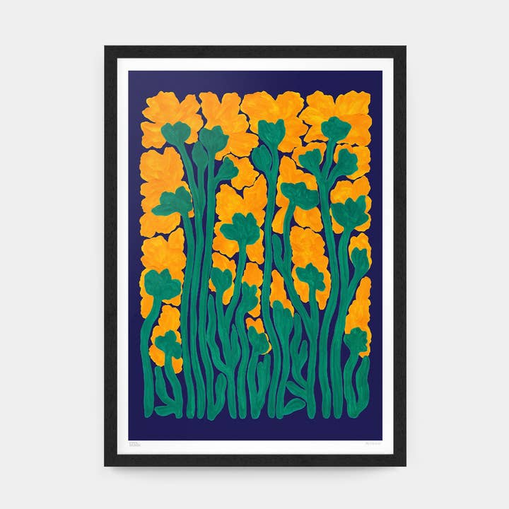 Cornflowers Art Print by Liv Lee for wholesale by Evermade