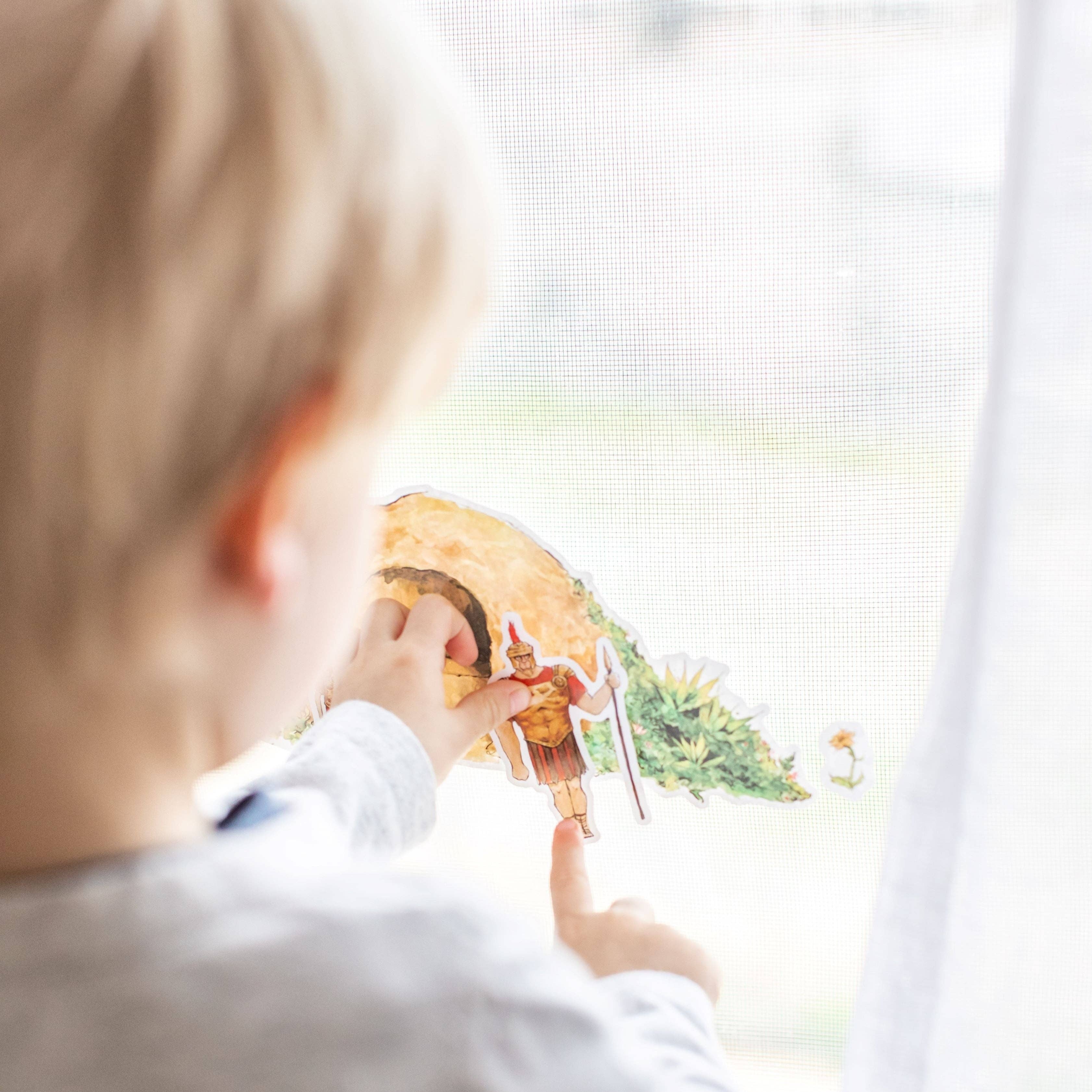 Sock Religious – wholesale Wall decor – Kids & Baby – Empty Tomb Cling Set4