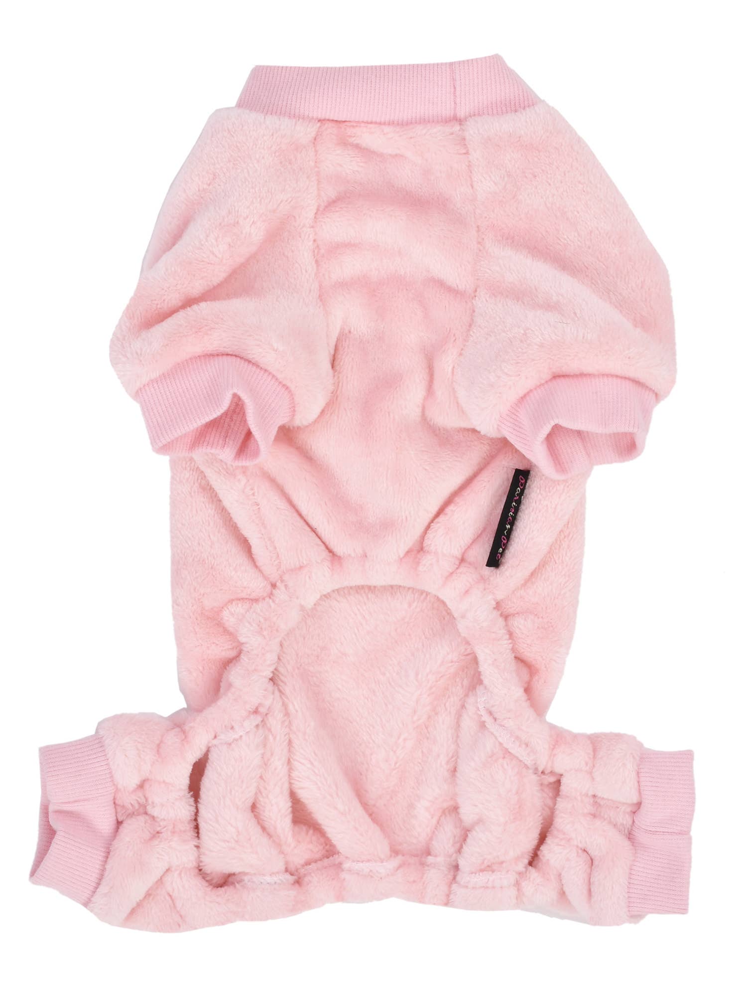 Parisian Pet® - Vente Pyjama – chien - Pyjama en velours rose blush – Vêtements de nuit doux et premium pour animaux de compagnie1