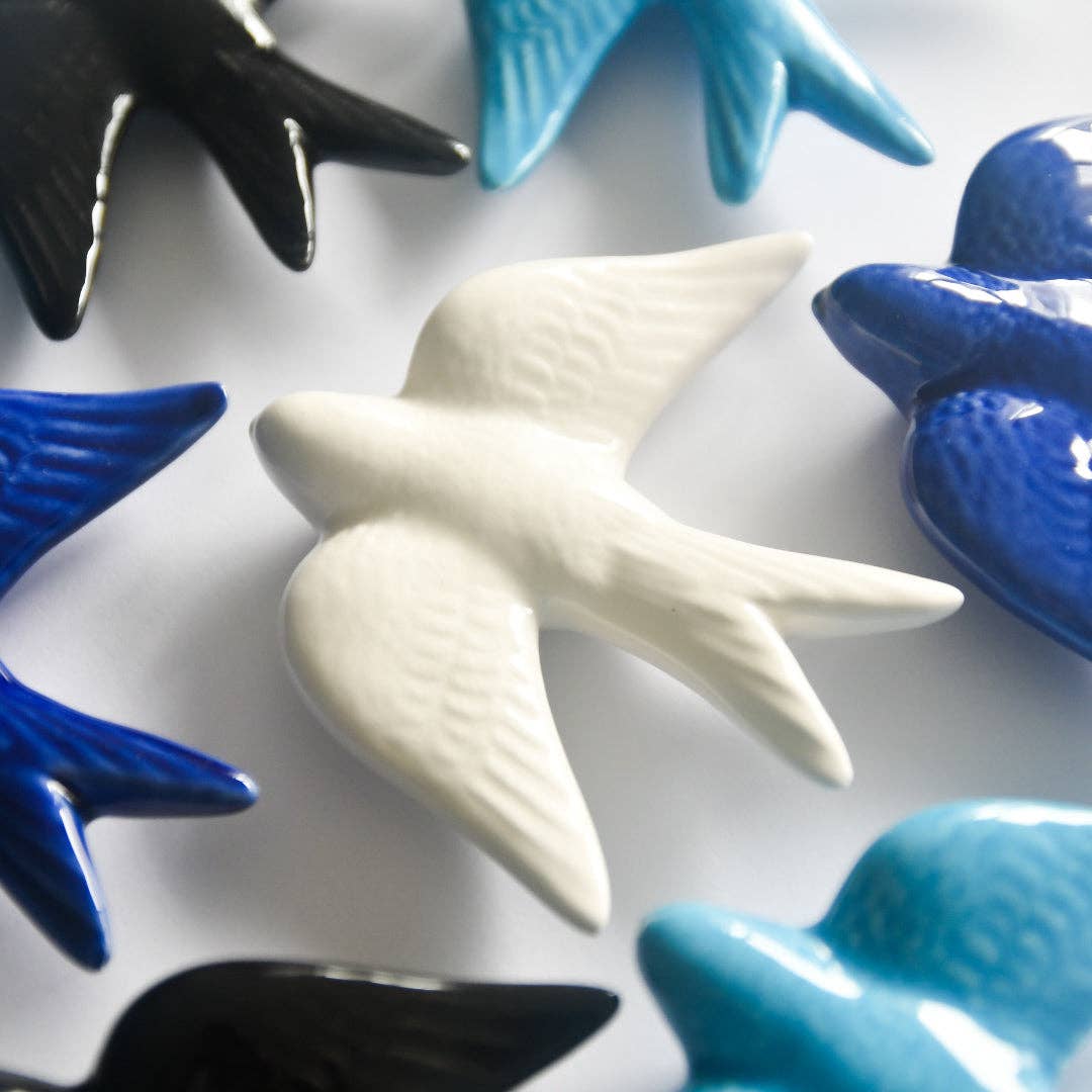 Casa Sofia – Engroshandel Pyntefigur – Hvid keramisk svale0