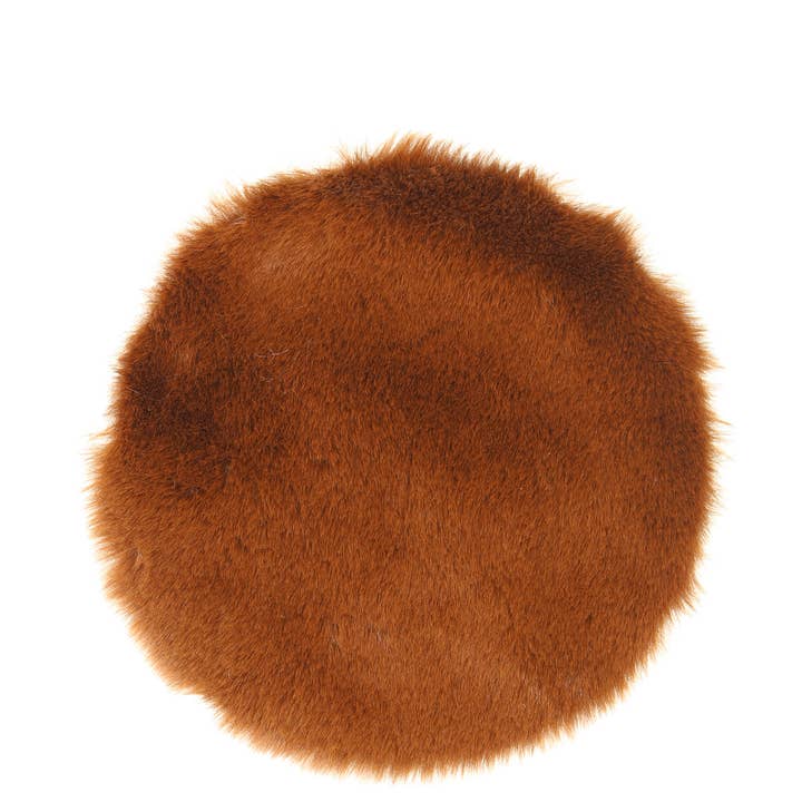 Pelliccia di peluche Vagos, D22cm, cioccolato per la vendita all'ingrosso da parte di Vosteen