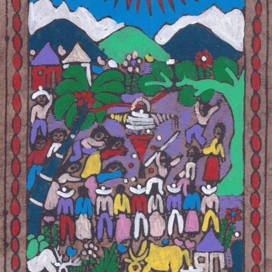 Costello International - Venta al por mayor Pintura/dibujo - Pinturas de corteza de amate adecuadas para enmarcar2