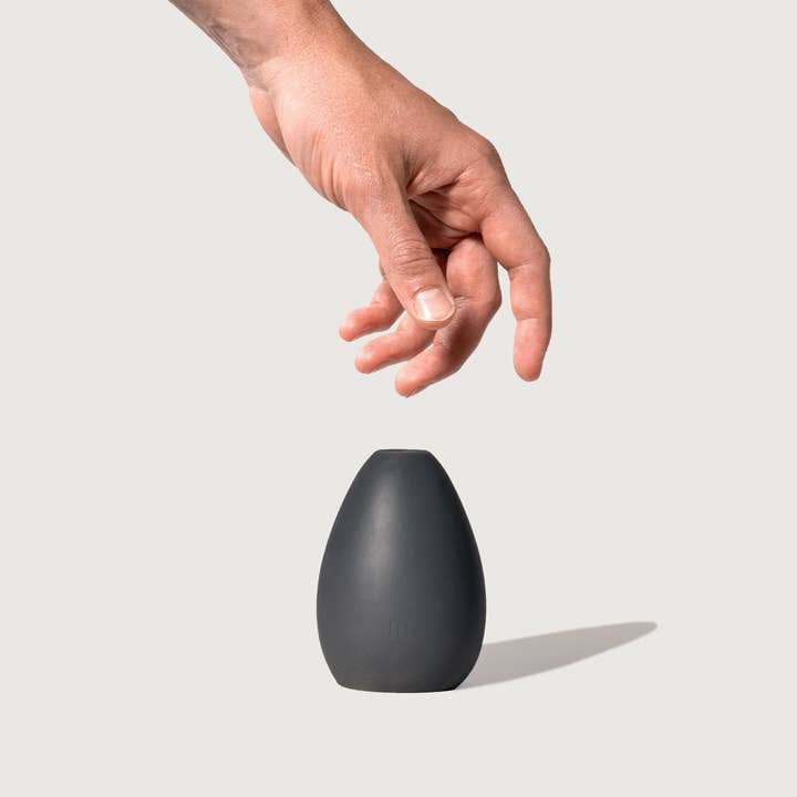 maude - Wholesale Sex Toy - Dome, charcoal - multi-textured sleeve