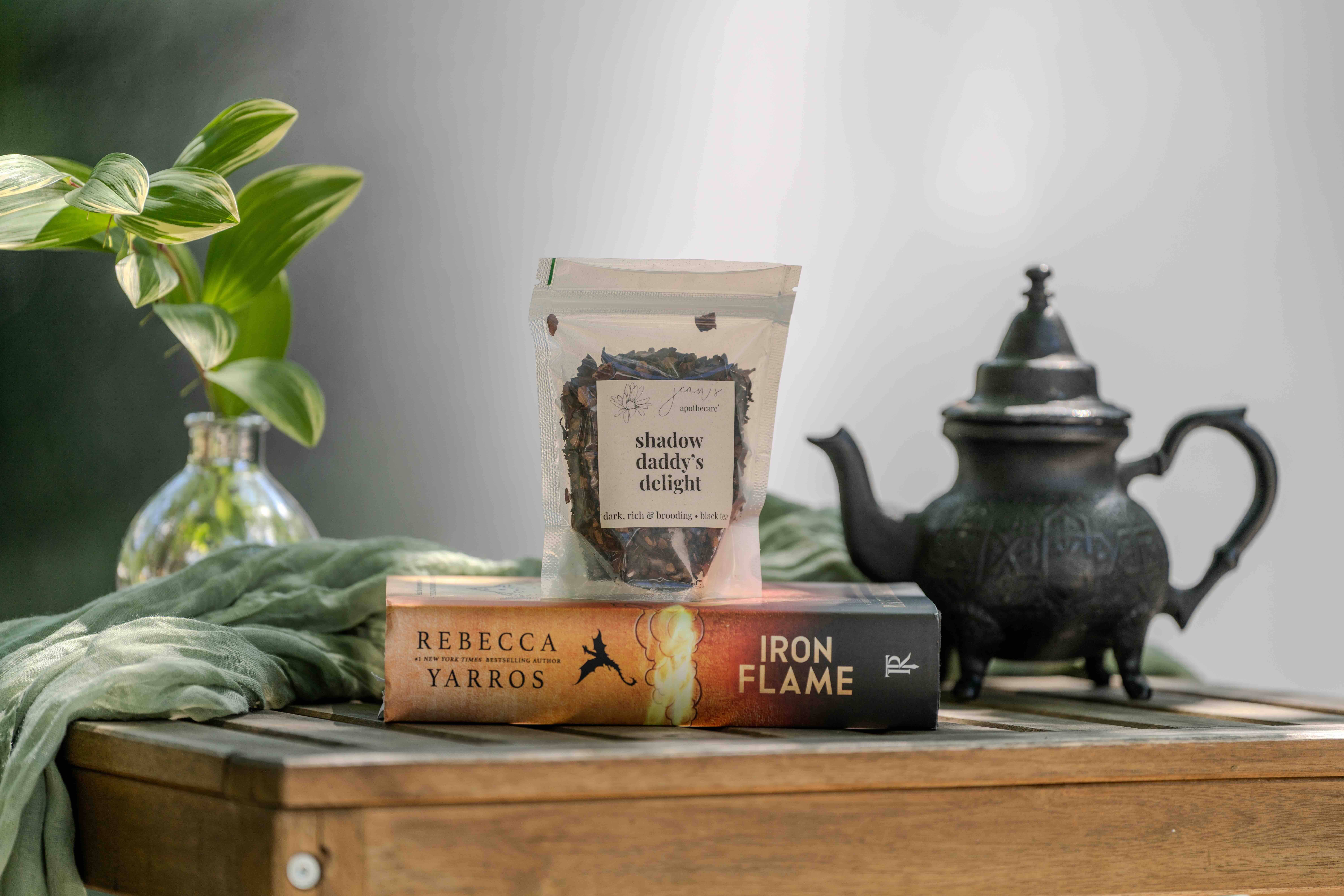 Jean's Apothecare - Wholesale Loose tea - Shadow Daddy's Delight | Brooding Black Tea for Book Lovers0