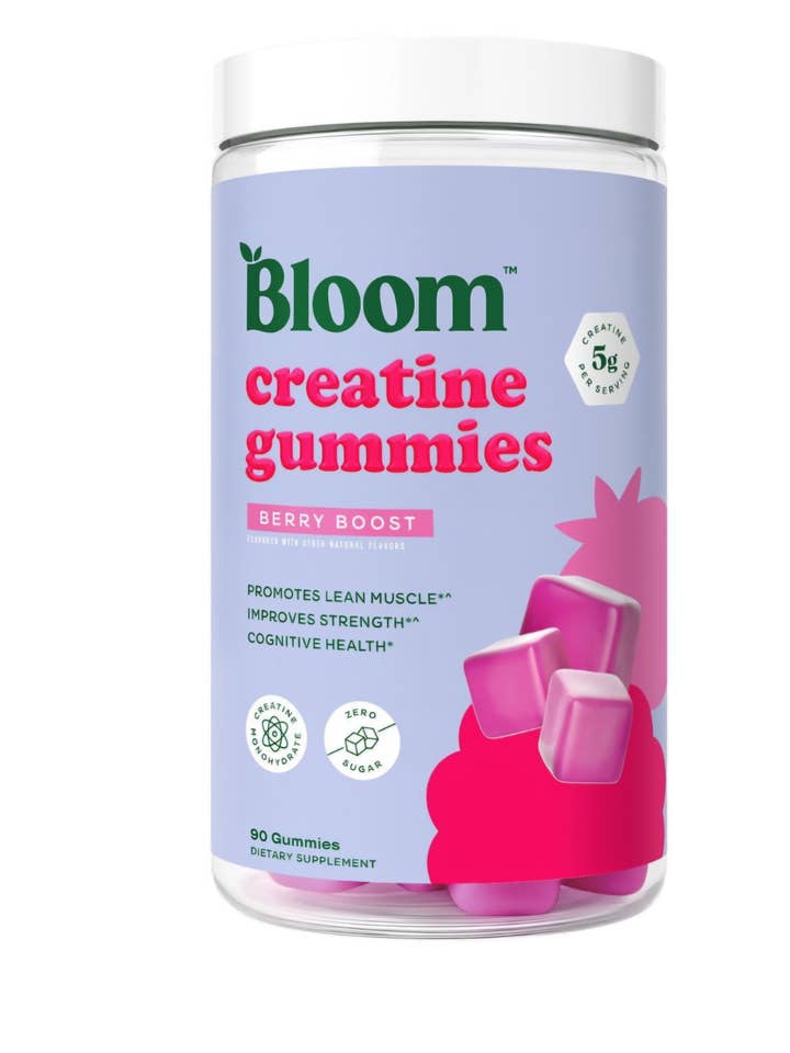 Bloom Nutrition Kreatin-Gummibärchen Berry Boost – 90 Stück für den Großhandel von Majesitc Health