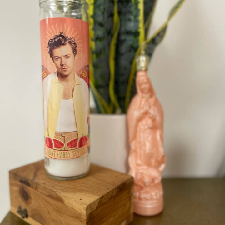 The Luminary and Co. - Wholesale Votive Candle - The Luminary Harry Styles Altar Candle2