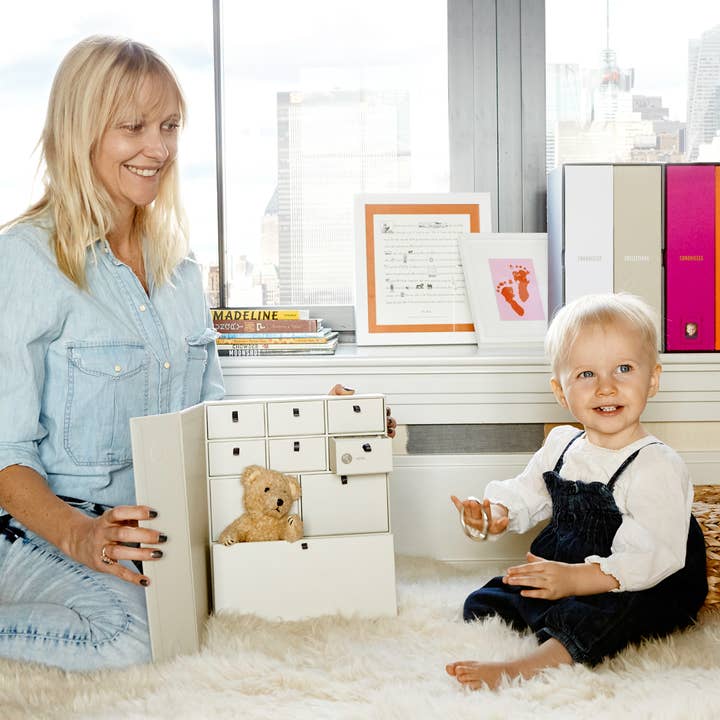 Plum Baby Deluxe Keepsake Box for wholesale on Faire6