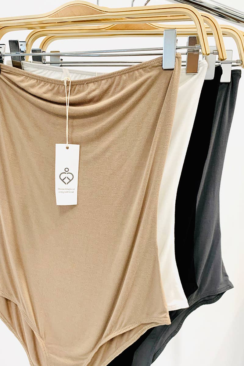 Fabina - Wholesale Bodysuit - Women's - BAMBOO Sleeveless Bodysuit Top2