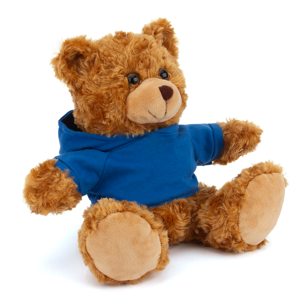 Plushland – wholesale Stuffed/plush toy – Kids & baby – 11" Personalized Teddy Bear in Hoodie | Custom Sitting Bear20