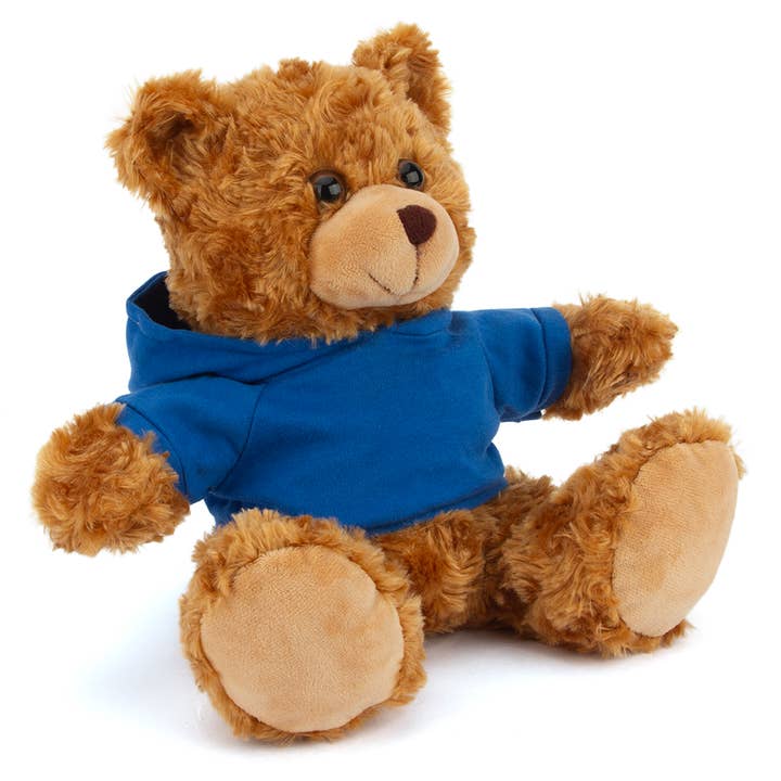 Plushland - Wholesale Stuffed/Plush Toy - Kids & Baby - 11" Personalized Teddy Bear in Hoodie | Custom Sitting Bear9