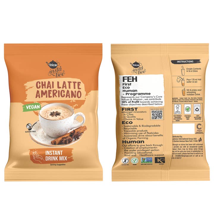Trice Thee InstaBev Chai Latte Americano voor wholesale door Business International Group