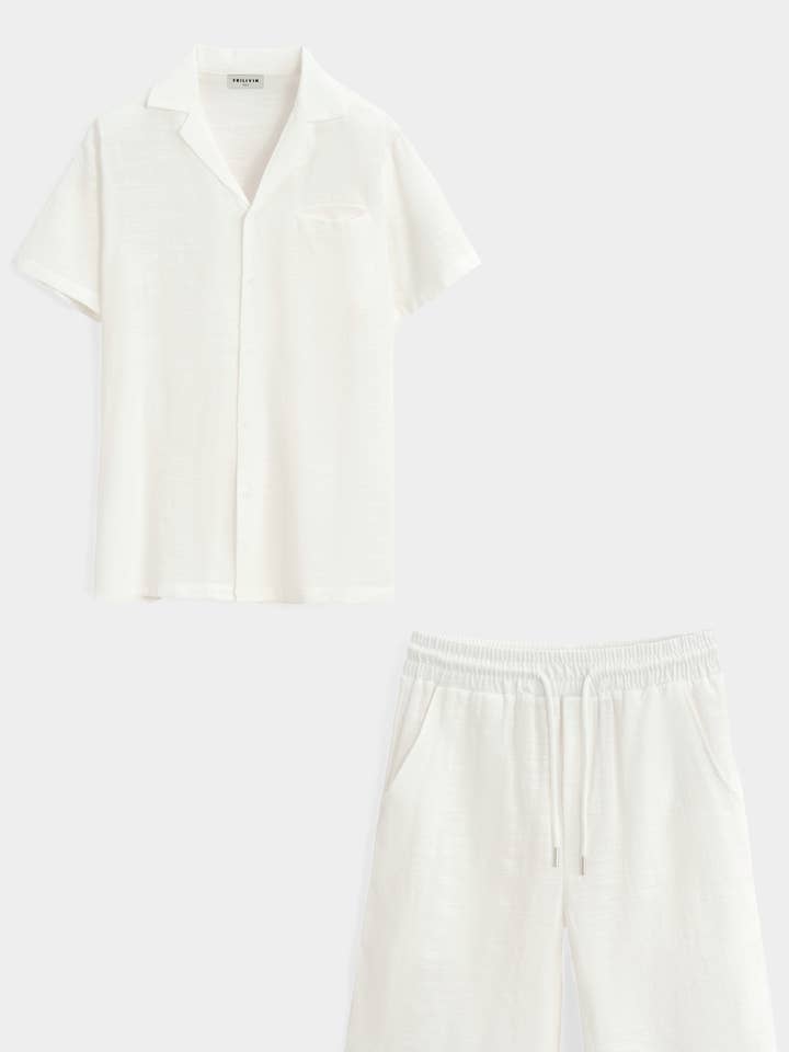 BM2602Q-15 Chemise à boutons, short, poche pour la vente par Frilivin