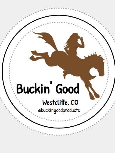 Buckin' Good Cowgirl Sticker for wholesale by buckin’ good products