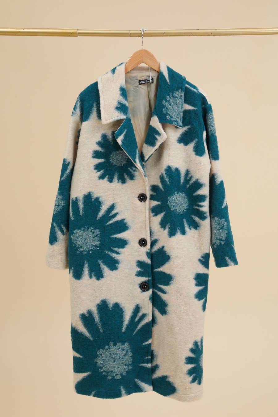 bordeaux Tryckt kappa i ullblandning 99201 80% ull 20% polyester för wholesale på Faire8