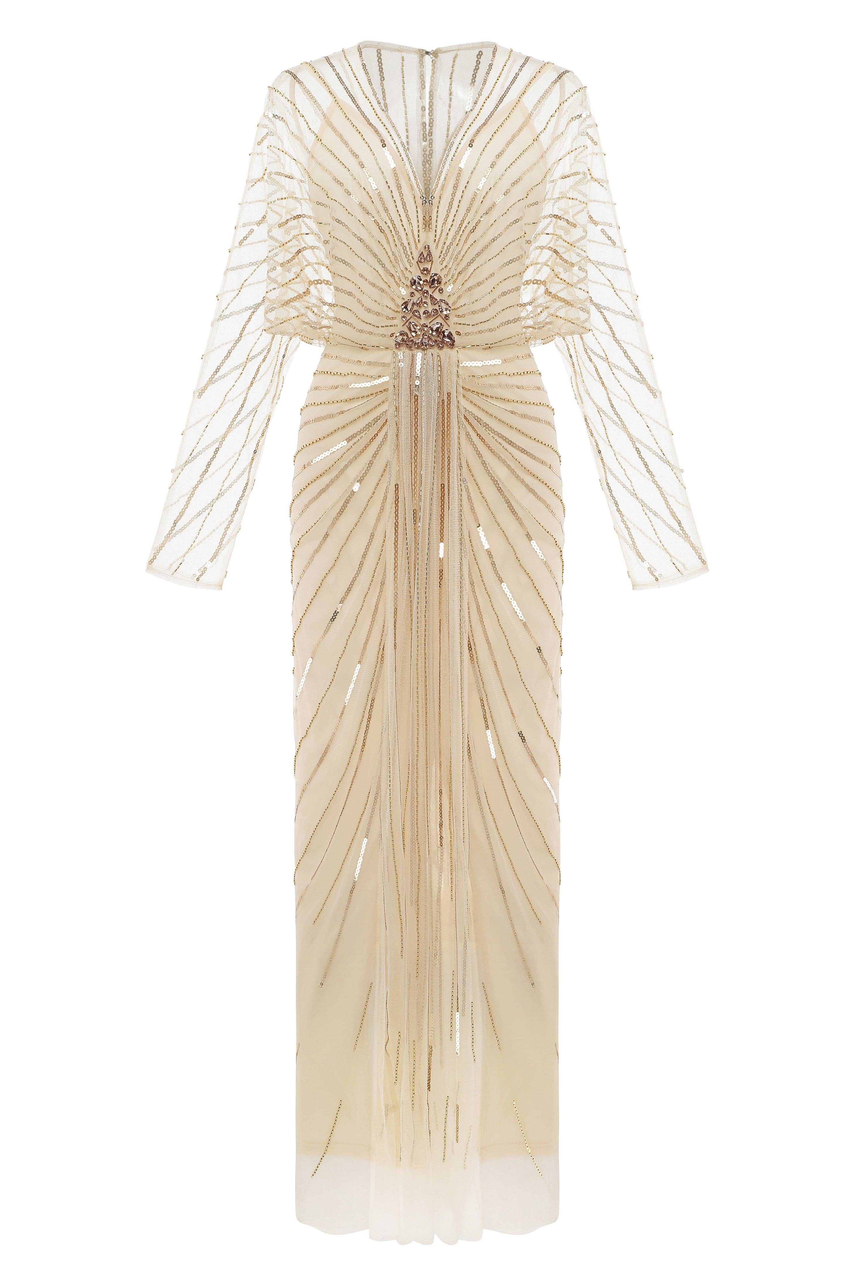 BABEYOND - Vente Robe de soirée – femme - Robe de soirée grande taille Zouzou ornée de cristaux13