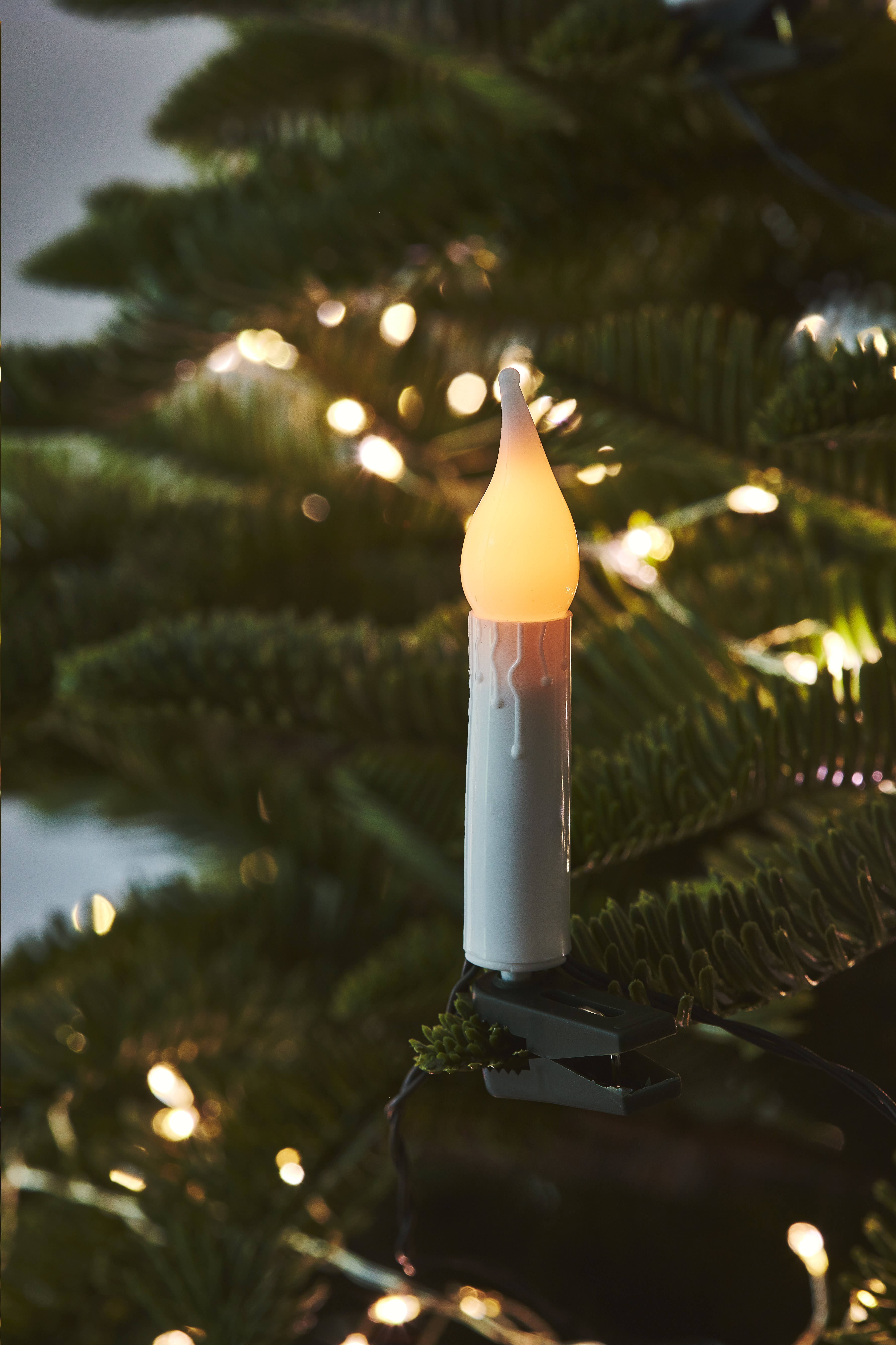 Lightstyle London – Vela sem chama por atacado – Corrente de Velas Árvore de Natal com Clipes1