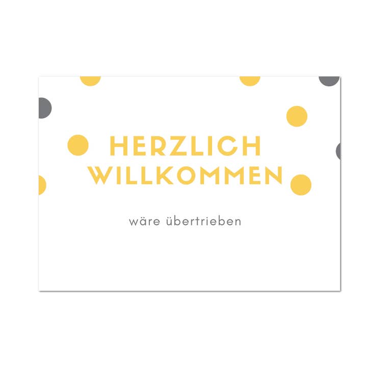 Rabenmütter Verlag UG - Wholesale Postcard - Postcard “Welcome”0