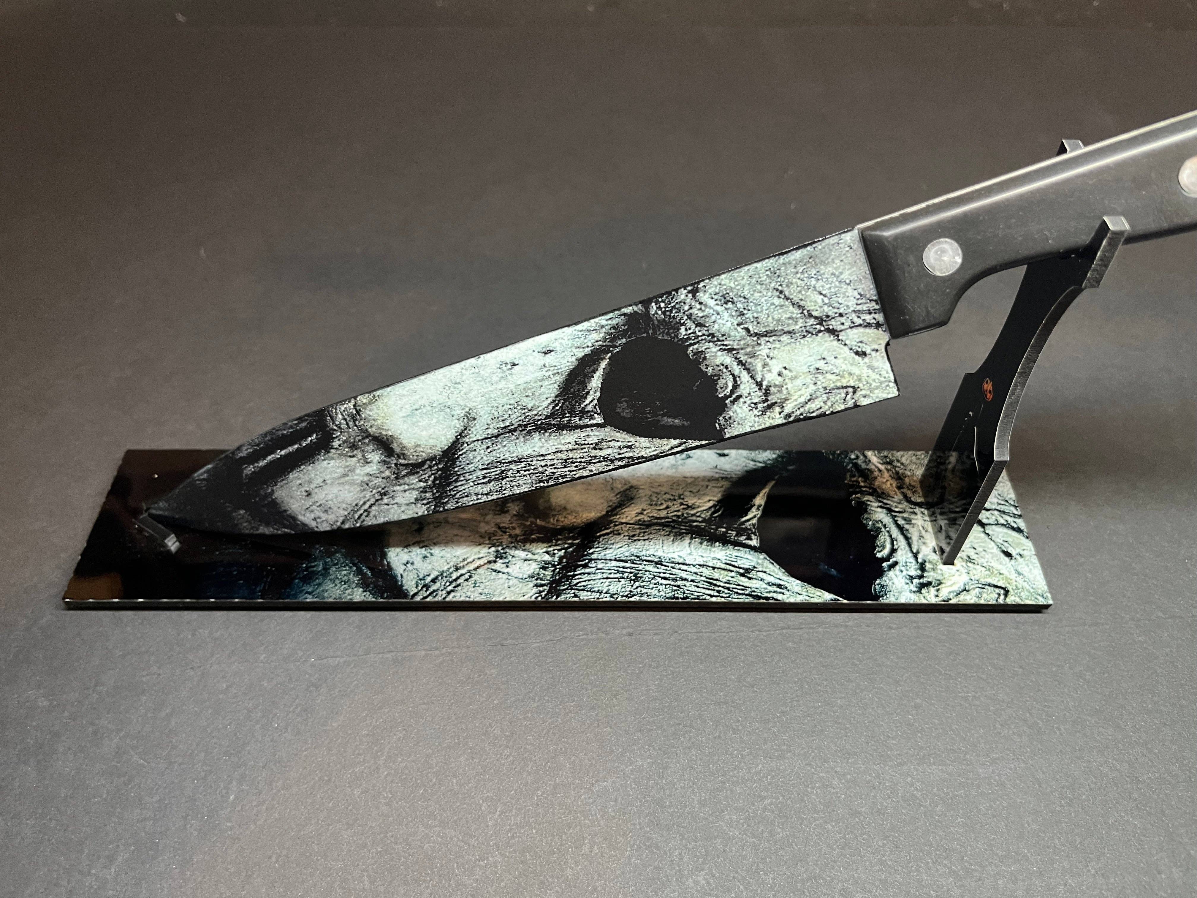 Dead Dave Designs - Wholesale Kitchen/Utility Knife - Michael Myers 2018 Kitchen Knife With/Without Sublimated Stand5